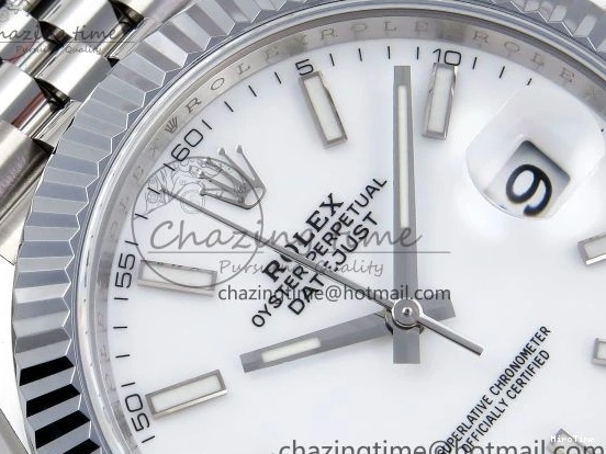 MiroTime 0112 Datejust 41mm 126234 904L Steel HGF 1:1 Best Edition White Dial on SS Bracelet VR Compact 1464